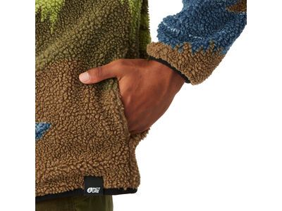 Picture Hafdals Zip Fleece, cloudy landsc sherpa m - Bild 9