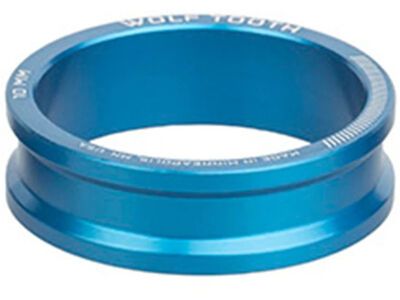 Wolf Tooth Precision Headset Spacers - 10 mm, blue