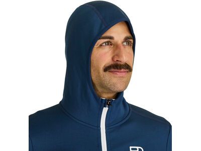 Ortovox Merino Fleece Hoody M, black raven - Bild 3