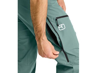 Ortovox Merino Deep Shell Mesola Pants M, arctic grey - Bild 5