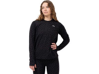 Eivy Loose Fit Merino Wool Top, black leopard - Bild 3