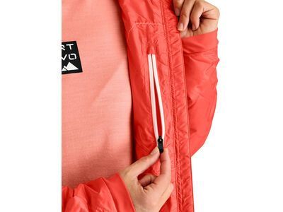 Ortovox Swisswool Piz Vial Jacket W, coral - Bild 5