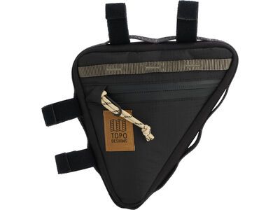 Topo Designs Bike Frame Bag black/neutral