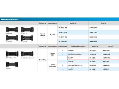Shimano Tiagra BB-RS501 Hollowtech II - 68 mm / BSA - Bild 3