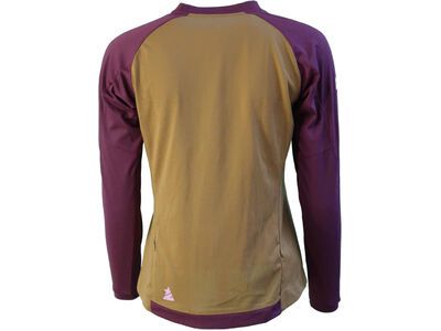 Zimtstern PureFlowz Shirt LS Women’s, golden brown/windsor wine - Bild 2