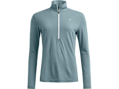 Ortovox 185 Rock'n'wool Zip Neck W, icy shore - Bild 1