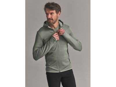 Ortovox Merino Fleece Hoody M, green sage - Bild 5