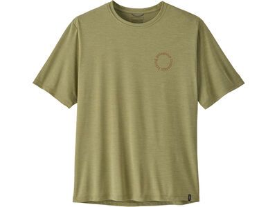 Patagonia Men's Cap Cool Daily Shirt - Spoke Stencil gumtree green/light gumtree green x-dye