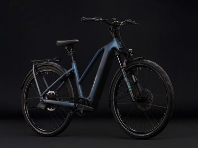 Cube Kathmandu Hybrid Deluxe SLX 800 Trapeze, mineralblue´n´blue - Bild 2