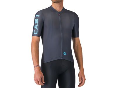 Castelli Entrata Apex Jersey twilight blue/neon cobalt