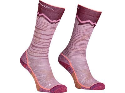 Ortovox Tour Long Socks W, mountain rose