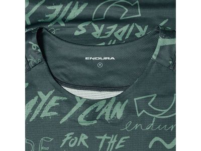 Endura Singletrack Bedrucktes Langärmeliges T-Shirt, carbon grey - Bild 3