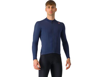 Castelli Espresso Thermal Jersey belgian blue