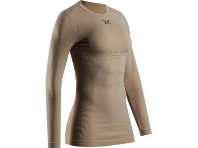X-Bionic Mightywool Shirt LS Wmn, sand