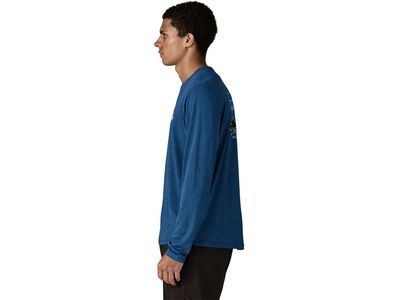 Patagonia Men's Long-Sleeved Cap Cool Daily Shirt - '73 Skyline, clement blue/light clement blue x-dye - Bild 4