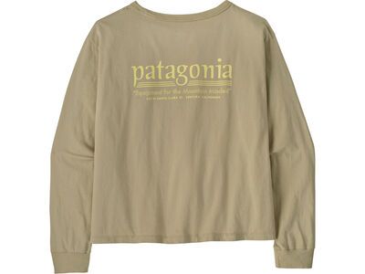 Patagonia Women's Long-Sleeved Hut Tripper Easy Cut T-Shirt, weathered stone - Bild 1