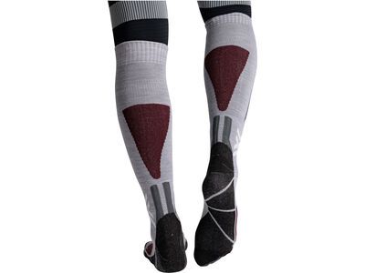 X-Bionic X-Socks Ski Discover Merino OTC, silver grey - Bild 4