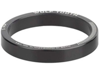 Wolf Tooth Precision Headset Spacers - 5 mm, black