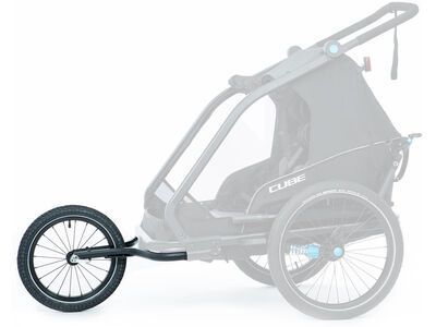 Cube Jogger Kit für Kinder Fahrradanhänger Double CMPT, black - Bild 2