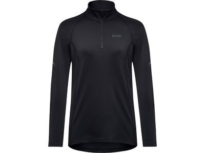 Gore Wear M Damen Mid Zip Shirt Langarm black