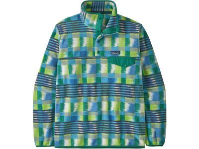 Patagonia Men's Lightweight Synchilla Snap-T Pullover Painted Lines, shore blue - Bild 1