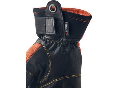 Hestra Couloir 5 Finger, brick red/black - Bild 5