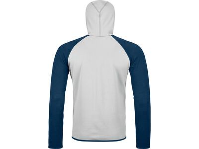 Ortovox Merino Fleece Grid Plus Classic Knit Hoody M, grey ice - Bild 2