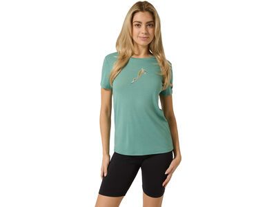 super.natural Duck Dive Tee Damen, lagoon green/various - Bild 3