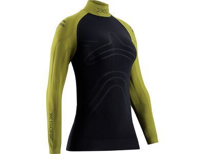 X-Bionic Heatloop Shirt LS Wmn moss green/x black