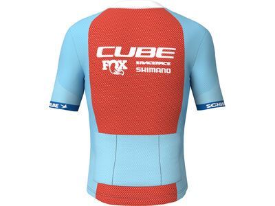 Cube Road/XC Trikot X Factory Racing kurzarm, blue´n´orange - Bild 2