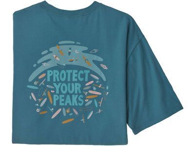 Patagonia Men's Coastal Causes Organic T-Shirt, abalone blue