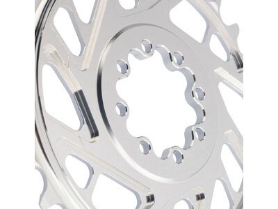 Burgtec 3 mm Offset Thick Thin Chainring SRAM 8-Bolt, rhodium silver - Bild 2