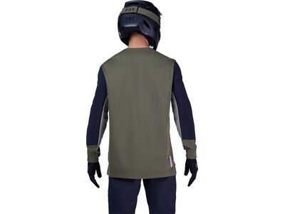 Fox Defend LS Jersey, olive green - Bild 4