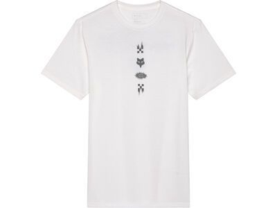 Fox Checkered SS Prem Tee optic white