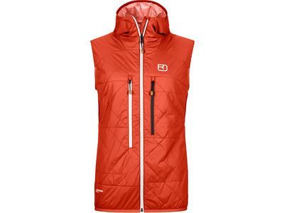 Ortovox Swisswool Piz Boè Vest W sunset orange