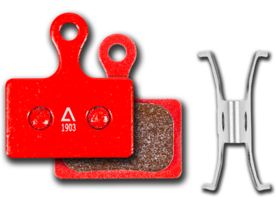 Cube Acid Scheibenbremsbelag Shimano Dura-Ace, Ultegra, 105, Tiagra, GRX - gesintert red