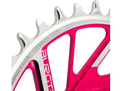 Burgtec 3 mm Offset Thick Thin Chainring SRAM 8-Bolt, toxic barbie pink - Bild 16