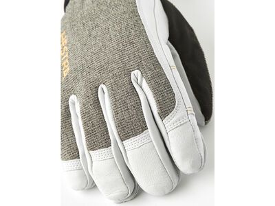 Hestra Army Leather Gore-Tex Short 5 Finger, light grey/offwhite - Bild 2