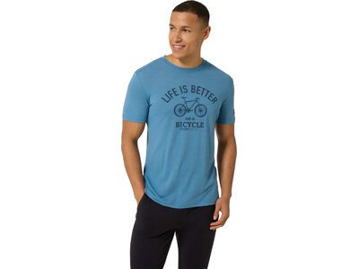 super.natural Better Bike Tee Herren, blue heaven/ocean blue - Bild 3