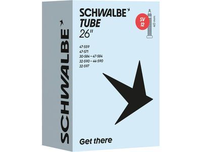 Schwalbe Schlauch SV 12 26 Zoll / 30/47-559/597 - Bild 1