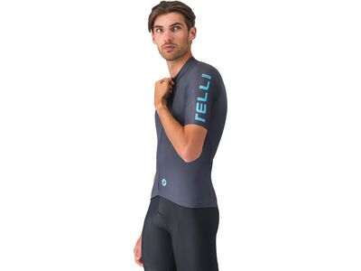 Castelli Entrata Apex Jersey, twilight blue/neon cobalt - Bild 2
