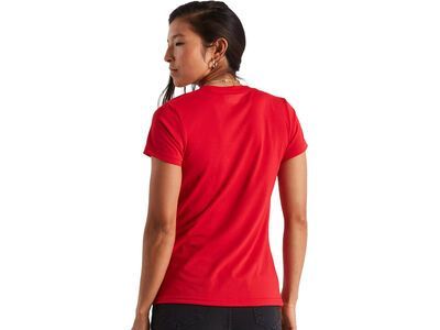 Specialized S-Logo T-Shirt Damen kurzarm, flo red - Bild 4