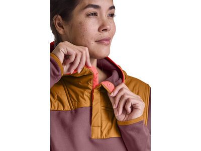 Ortovox Merino Fleece Plus Anorak W, pacific green - Bild 3