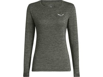 Salewa Puez Melange Dry’Ton Langarm Tee Damen, pastel green melange - Bild 1