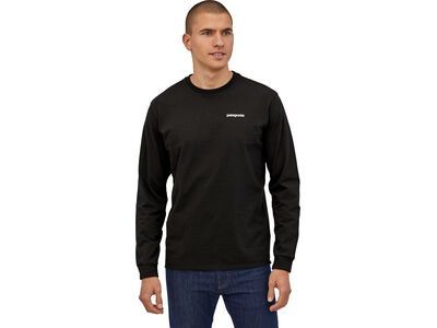 Patagonia Men's Long-Sleeved P-6 Logo Responsibili-Tee, black - Bild 3