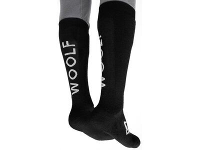 Woolf Merino Torset Thin Sock, black - Bild 2