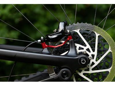 OAK Components Plasmadapt Bremsadapter PM +23 mm, red - Bild 2