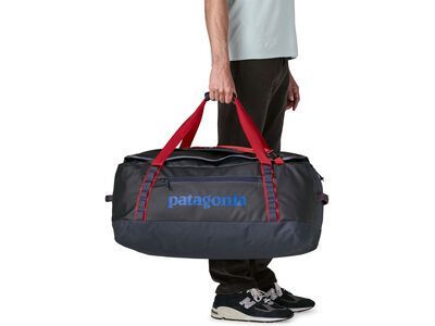 Patagonia Black Hole Duffel 70L, smolder blue w/amanita red - Bild 4