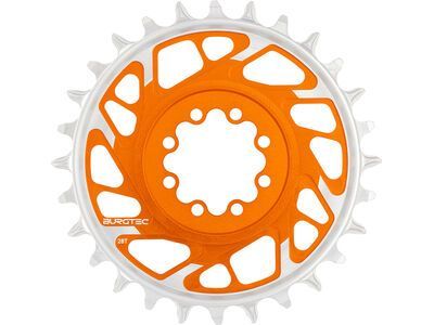 Burgtec 3 mm Offset Thick Thin Chainring SRAM 8-Bolt, iron bro orange - Bild 1