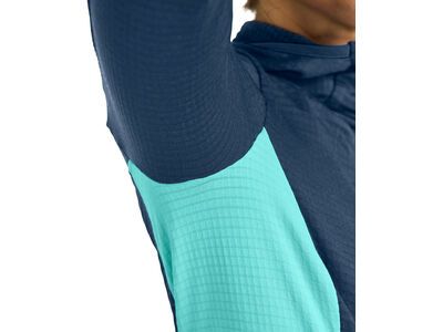 Ortovox Merino Fleece Light Grid ZN Hoody W, dark arctic grey - Bild 6
